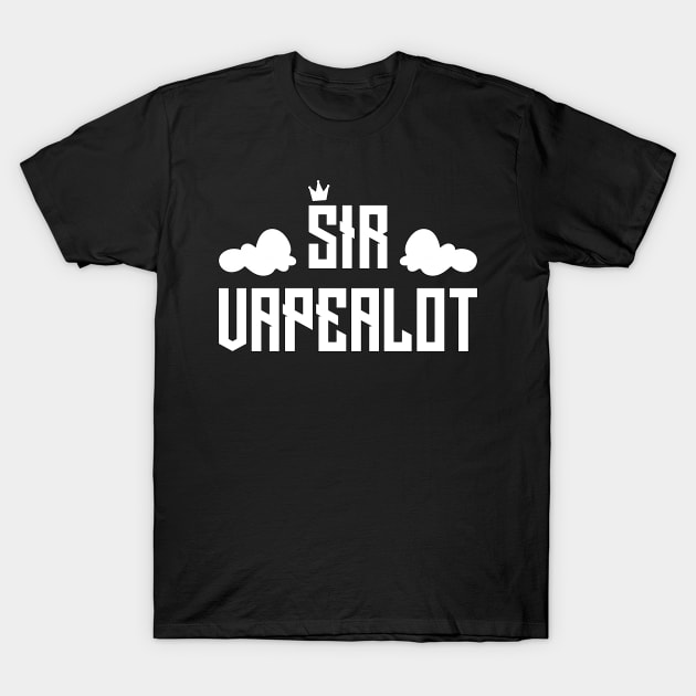 Sir Vape A Lot Funny Vaping Gifts T-Shirt by B89ow